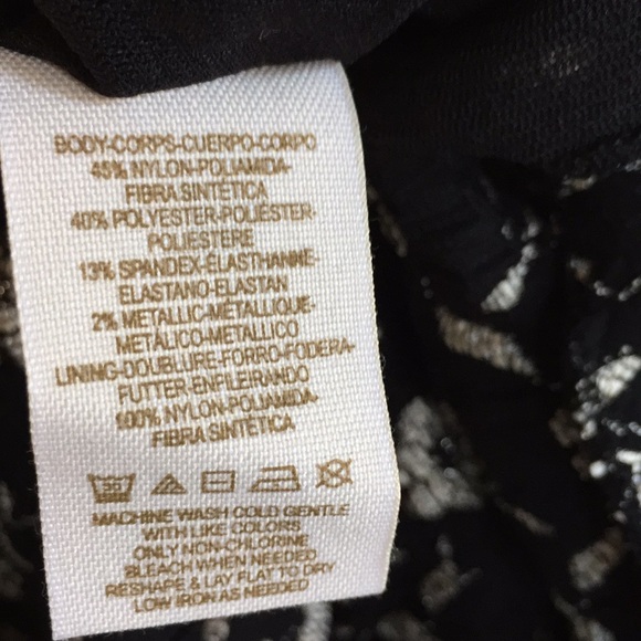 Free People black/silver dress w/ cut-outs- NWT - Picture 4 of 5